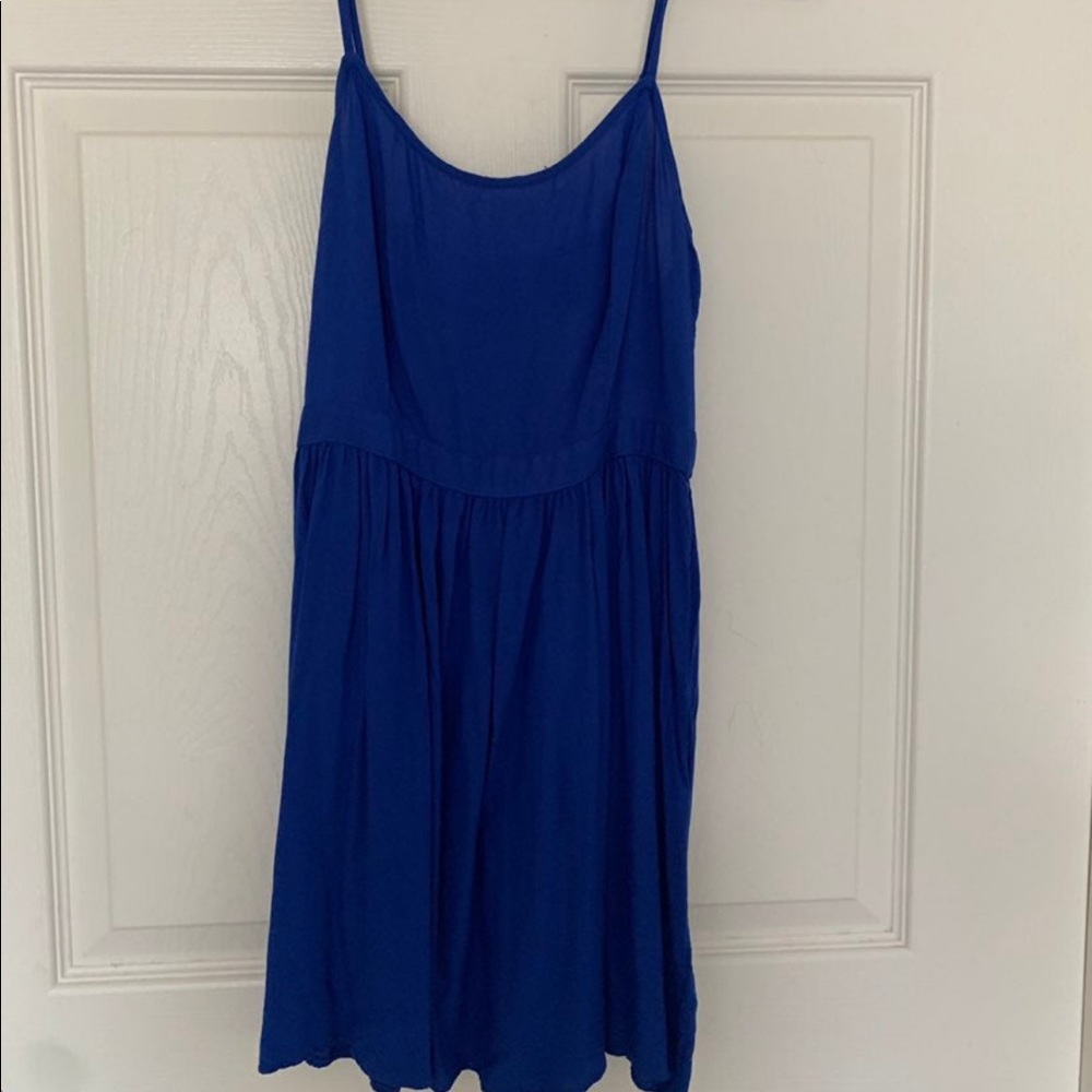 Blue sun dress